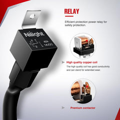 Nilight inline blade fuse detail protecting circuits and preventing overcurrent damage
