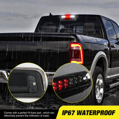 Nilight installed on Dodge Ram tailgate improving rear visibility on road