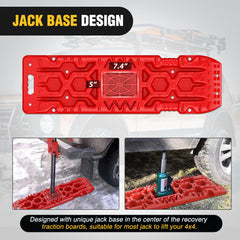 Nilight jack base receptacle detail demonstrating secure lift compatibility with farmer jacks