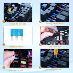 Nilight fuse puller stored inside box for easy, tool-free fuse removal
