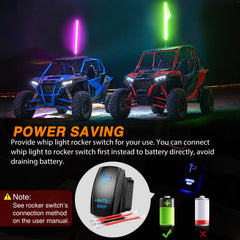 Nilight mounted on ATV at night enhancing visibility and safety benefit