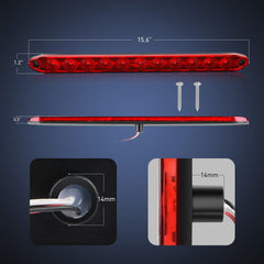 Nilight close-up of red polycarbonate lens highlighting durable, impact-resistant finish