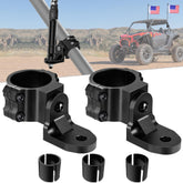 Nilight front view of black roll-bar mount showing secure clamp and fit benefit