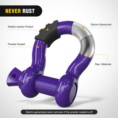 Nilight rubber isolator detail reducing rattle and protecting vehicle paint benefit