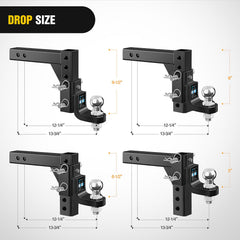 Nilight side profile showing adjustable 8 positions for precise leveling