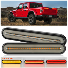 Nilight front view showing full light bar and bright LEDs for enhanced visibility