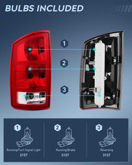Nilight close-up of taillight lens texture illustrating durable finish and clarity