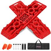 Nilight traction boards front view showing rugged shape and color, offering dependable recovery