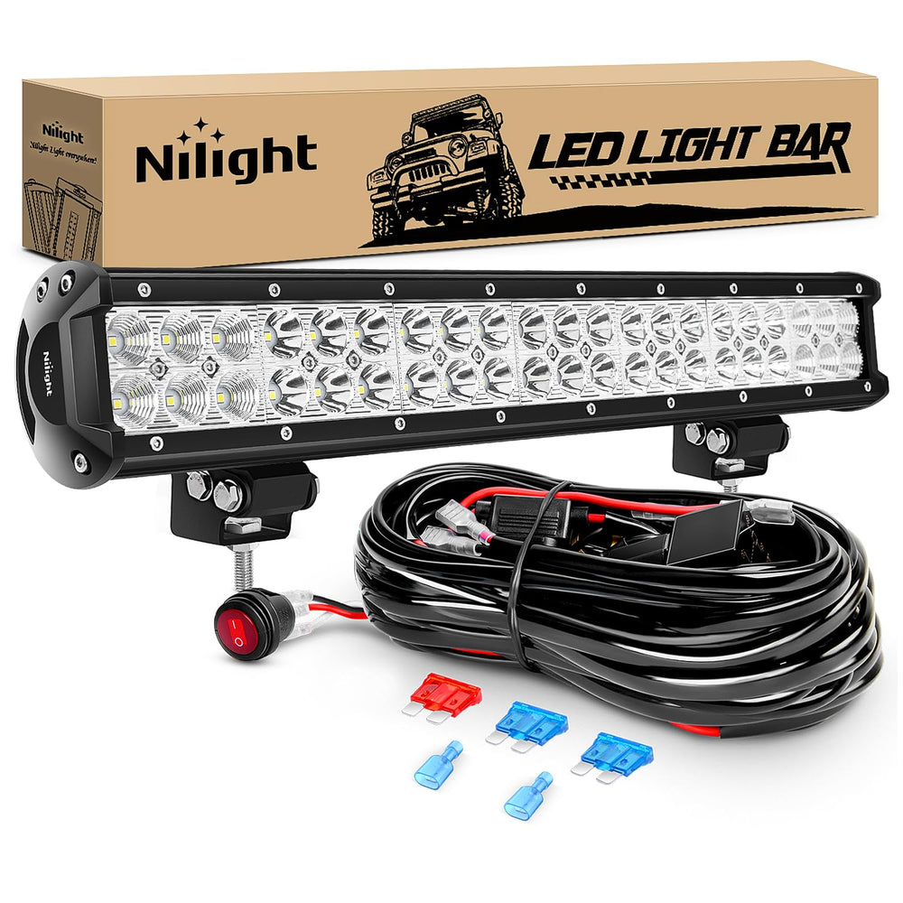 Nilight ZH006 front view showing LED array and bright benefit