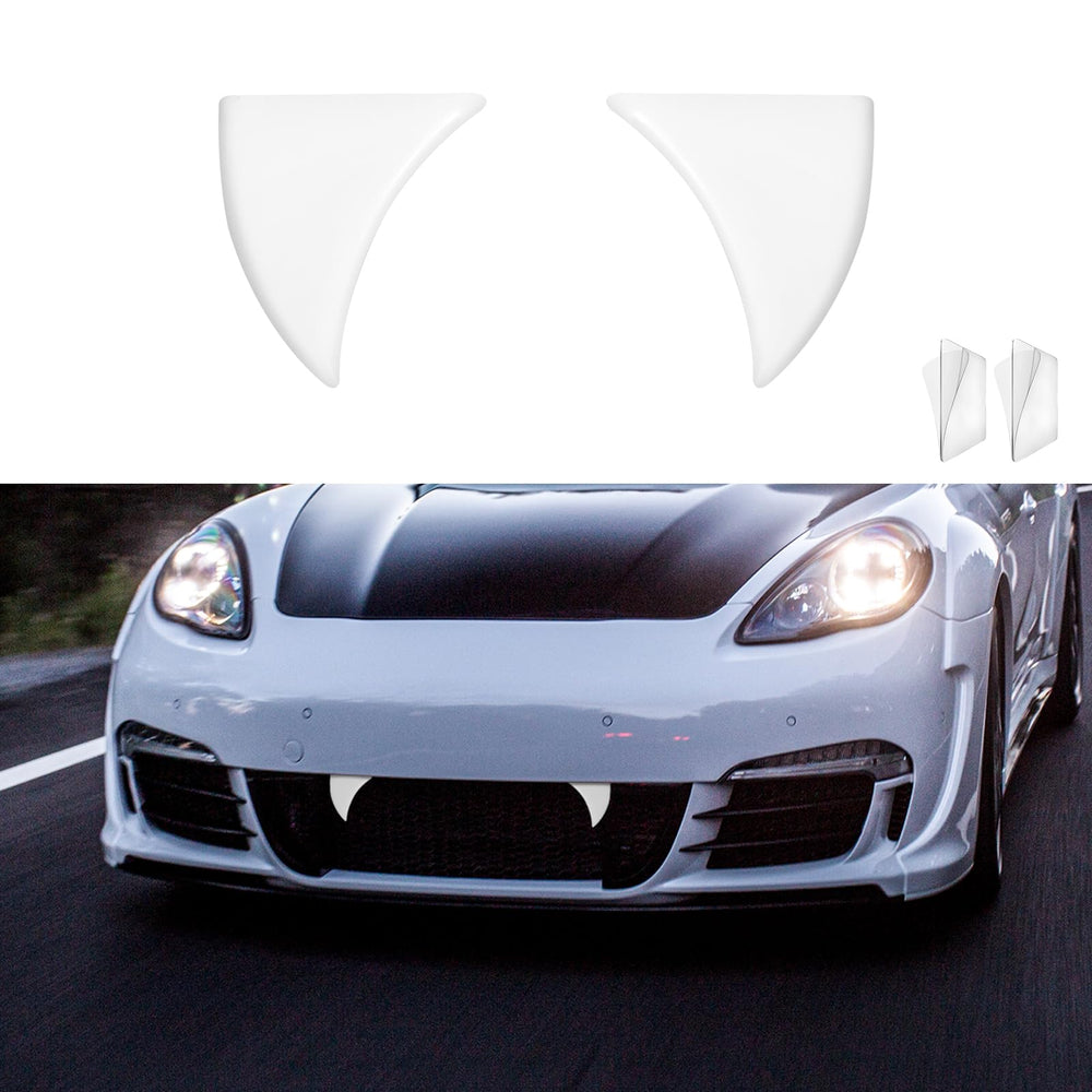Nitakou front grille car fangs shown mounted, boosts spooky curb appeal