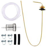 NIULPFZTK front view of 650mm standpipe kit showing components and clear identification benefit