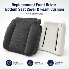 NLQR foam cushion detail highlighting 1/2 inch padding for renewed support