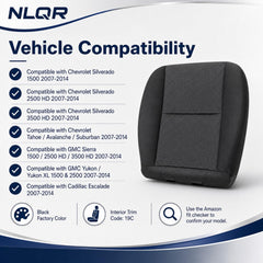 NLQR foam cushion profile showing restored seat contour and support