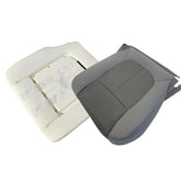 NLQR front driver bottom in Steel Gray showing restored seat appearance and durability