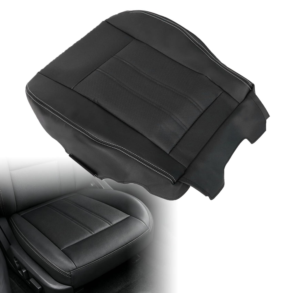 NLQR front seat cover packaging showing brand and model fitment benefits