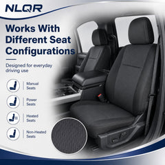 NLQR installed driver bottom front view restoring seat appearance