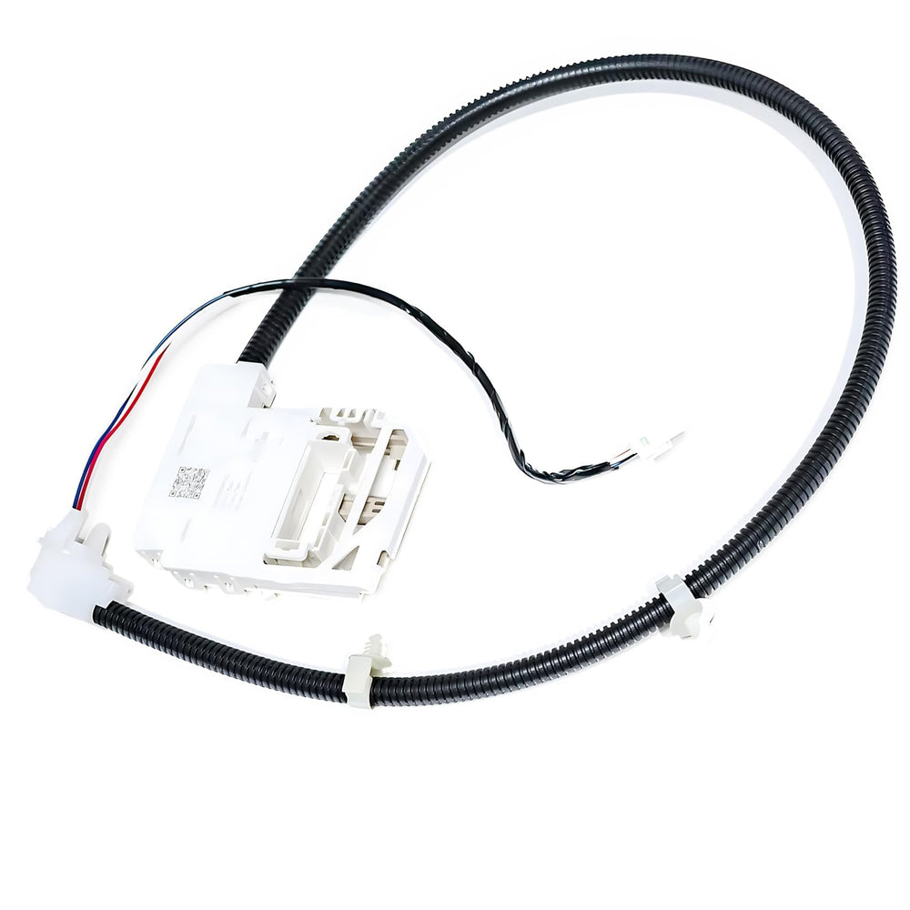 NLZQMBC washer lid lock front view showing mounting points and reliable fit