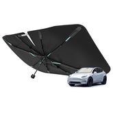 Nmoiss front packaged view showing compact umbrella sunshade and storage benefit