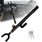 NOEAIKE front view of steering wheel lock showing robust shape and visible deterrent
