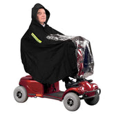 nomiou front cover on scooter showing full protection and weather resistance
