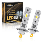 NOVCAPAR H1 front packaging showing bulbs and benefits