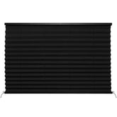 NOVINO front packaging showing pleated camper blind and included hardware for easy install