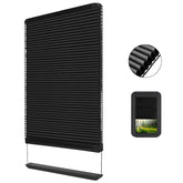 NOVINO front view of thin shade showing clean fit and easy replacement benefit