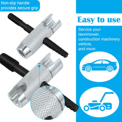 NOVINO tool in use on lawn mower fitting allowing faster maintenance