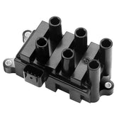 NPAUTO coil pack front view showing fitment and durable housing for reliable spark