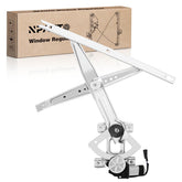 NPAUTO front-left regulator assembly front view showing fit and finish benefit
