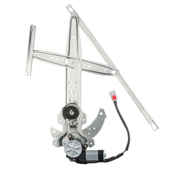 NPAUTO front left regulator assembled showing complete unit and quick replacement benefit