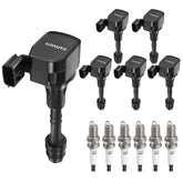 NPAUTO front packaging showing six coils and plugs for quick identification and fit verification