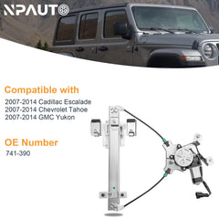NPAUTO regulator installed in vehicle door demonstrating straightforward replacement
