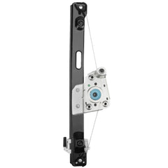 NPAUTO rear left regulator front view showing mounting points and alignment benefit