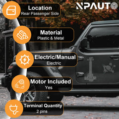 NPAUTO regulator close-up of gear and track highlighting durable movement