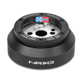 NRG Innovations short hub front view showing bolt pattern and sturdy build benefit