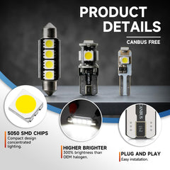 nsautolighting installed in map and dome lights improving cabin visibility