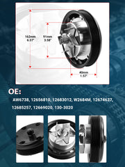 Ntoauto AW6738 closeup of mounting flange highlighting secure installation