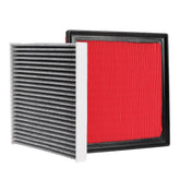 NuFlySic front packaging showing engine and cabin filter benefits