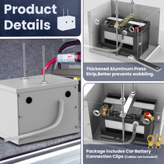 NUMAKY mounted in SUV trunk demonstrating secure installation benefit