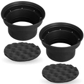 NVX front view of baffle showing waterproof seal and improved sound