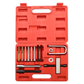 NYXOVA front view of full steering wheel puller kit for organized storage and quick access