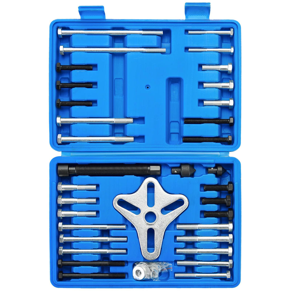 NYXOVA front view of open case showing organized puller kit and quick selection