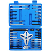 NYXOVA front view of open case showing organized puller kit and quick selection