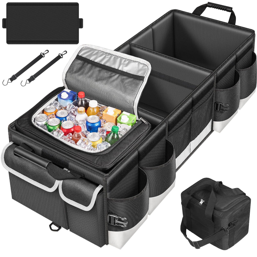 Oasser front view assembled showing organized cargo and easy access