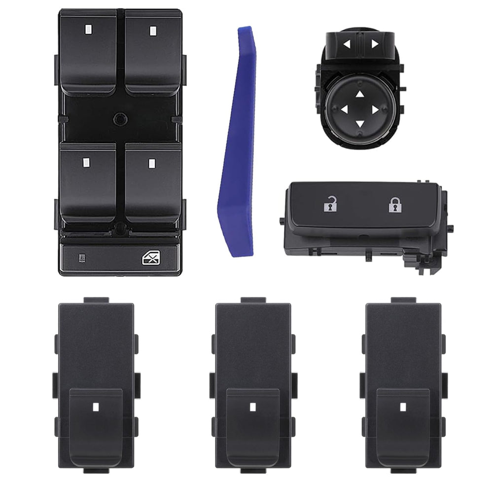 Obaee driver switch panel front view showing buttons and OEM fit benefits