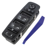Obaee master power window switch front view showing buttons and layout for easy replacement