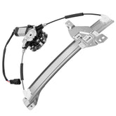 Obaee rear left regulator front view showing complete assembly and fitment benefit