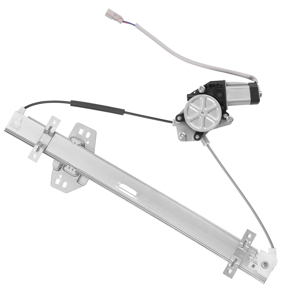 Obaee rear right regulator front view showing fit and benefit of direct OE replacement