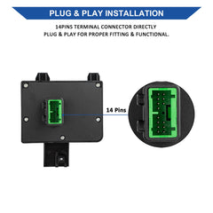 Obaee switch side profile showing build quality and compact dimensions, aids reliable replacement